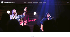Desktop Screenshot of creekwoodchurch.com